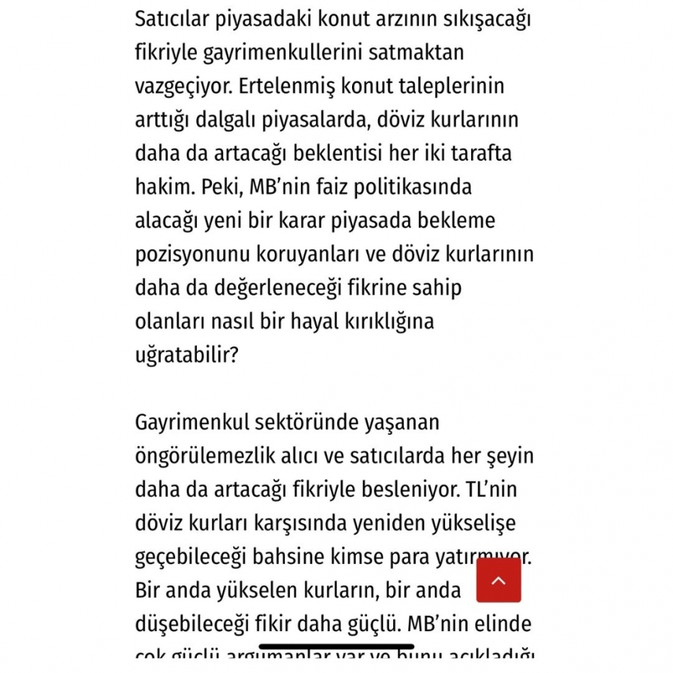 Döviz kurlarının düşeceğini Gayrimenkul PR bildi