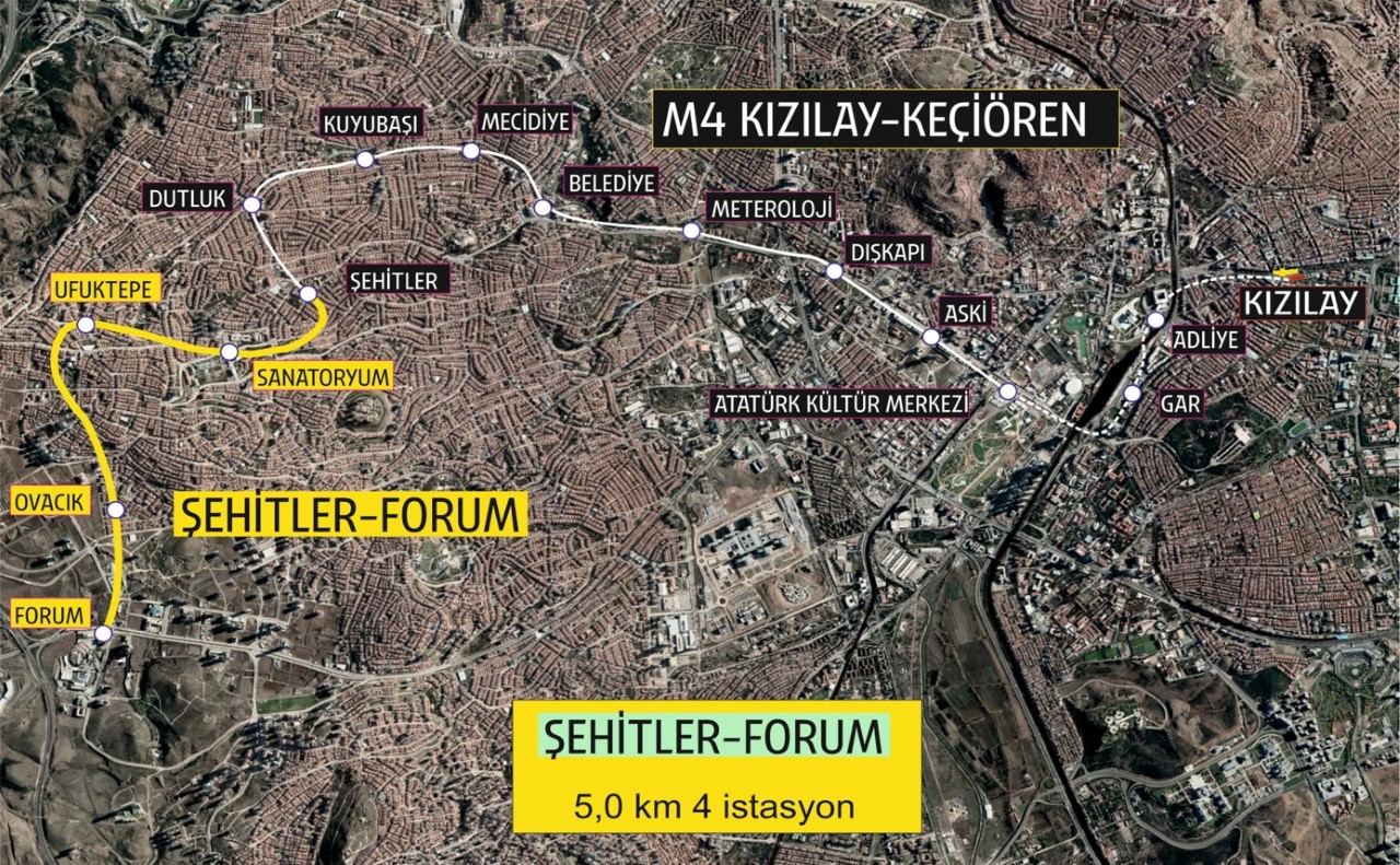 Ankara’da yapılacak 3 yeni metro hattının projeleri için imzalar atıldı