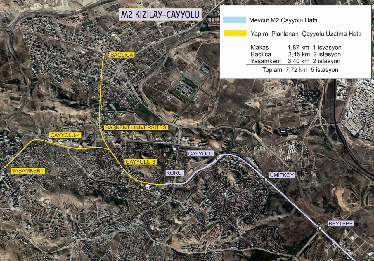 Ankara’da yapılacak 3 yeni metro hattının projeleri için imzalar atıldı