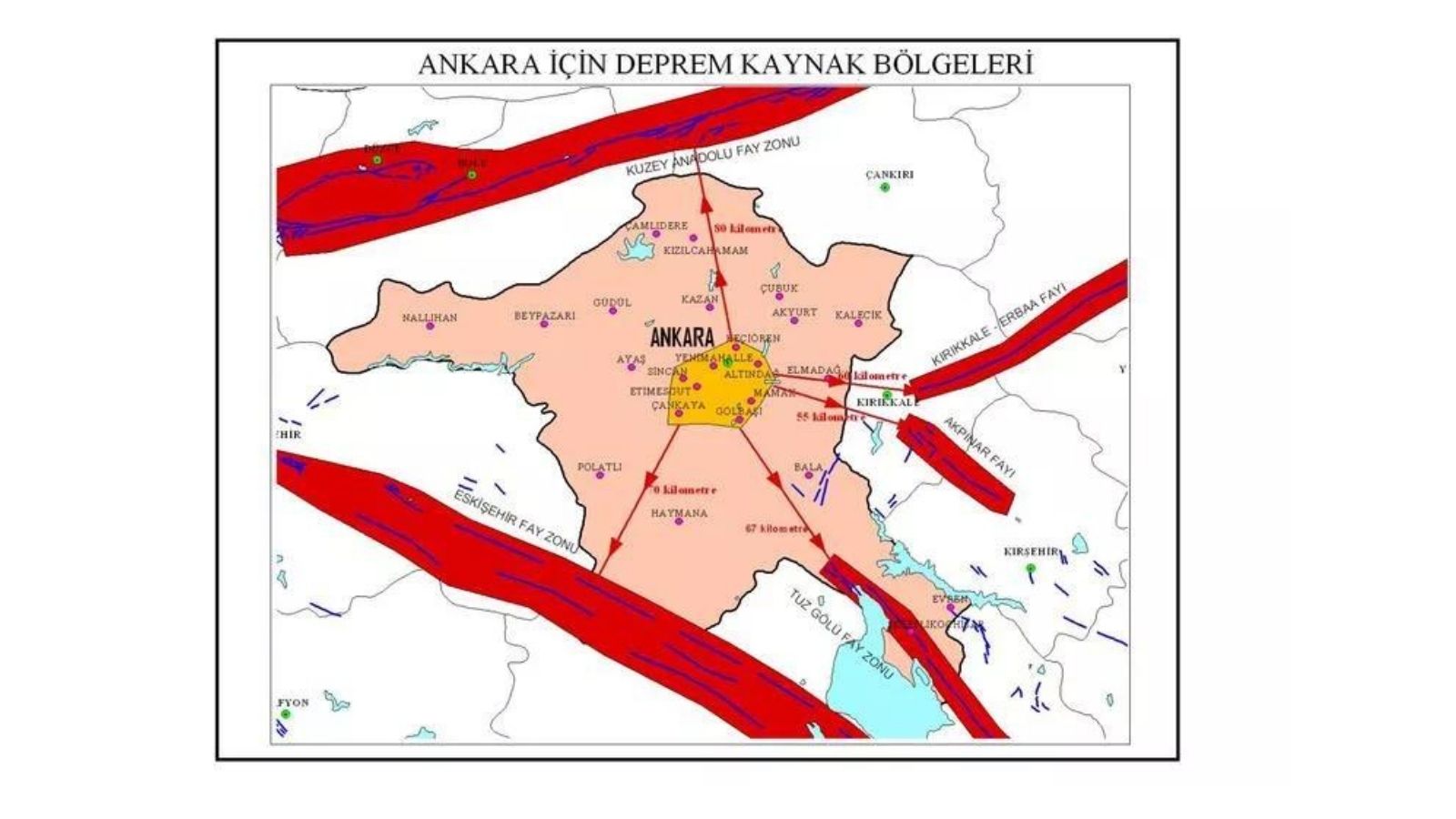 Ankara'nın deprem tehlikesi değişmedi