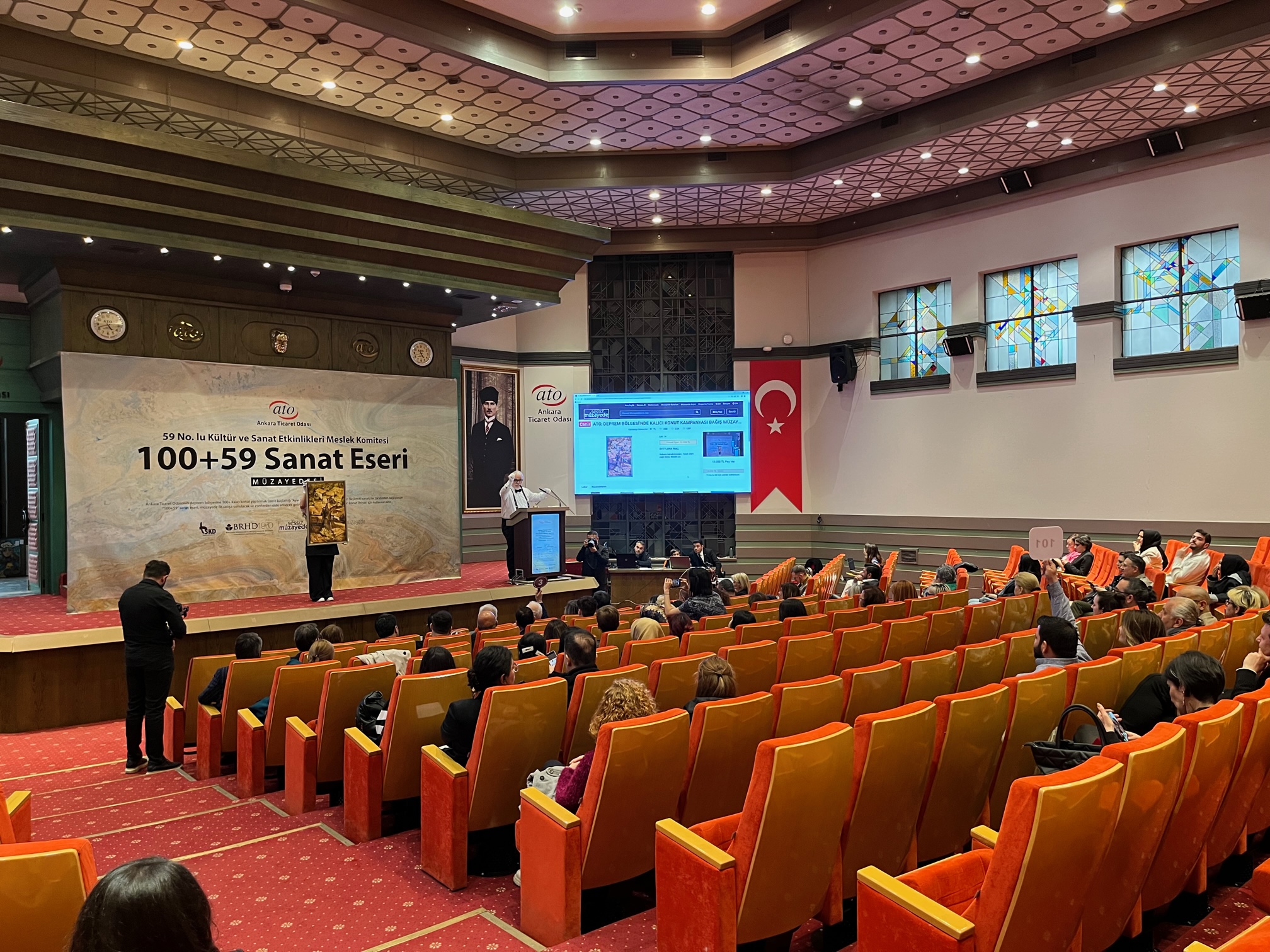 ATO'daki müzayede 'de 1 Milyon TL toplandı