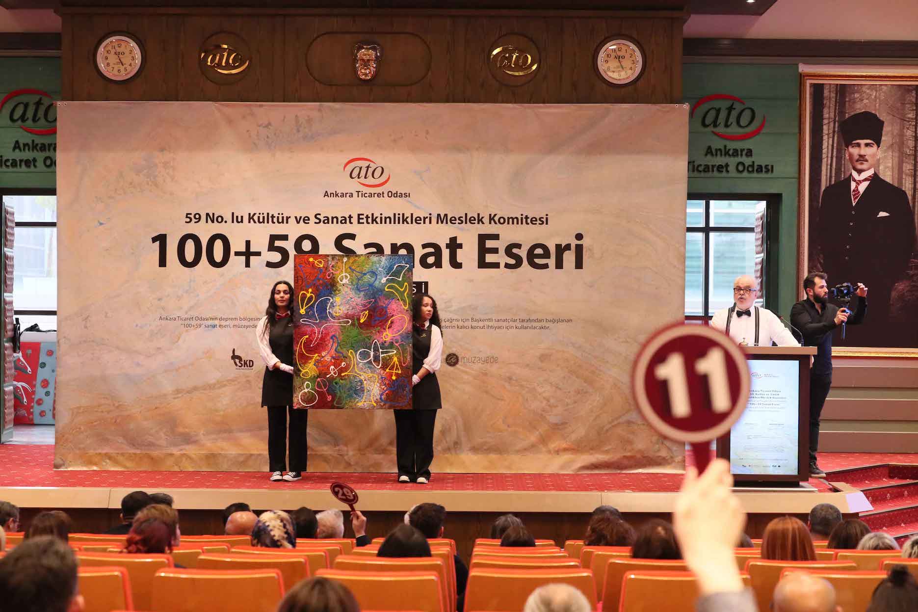 ATO'daki müzayede 'de 1 Milyon TL toplandı