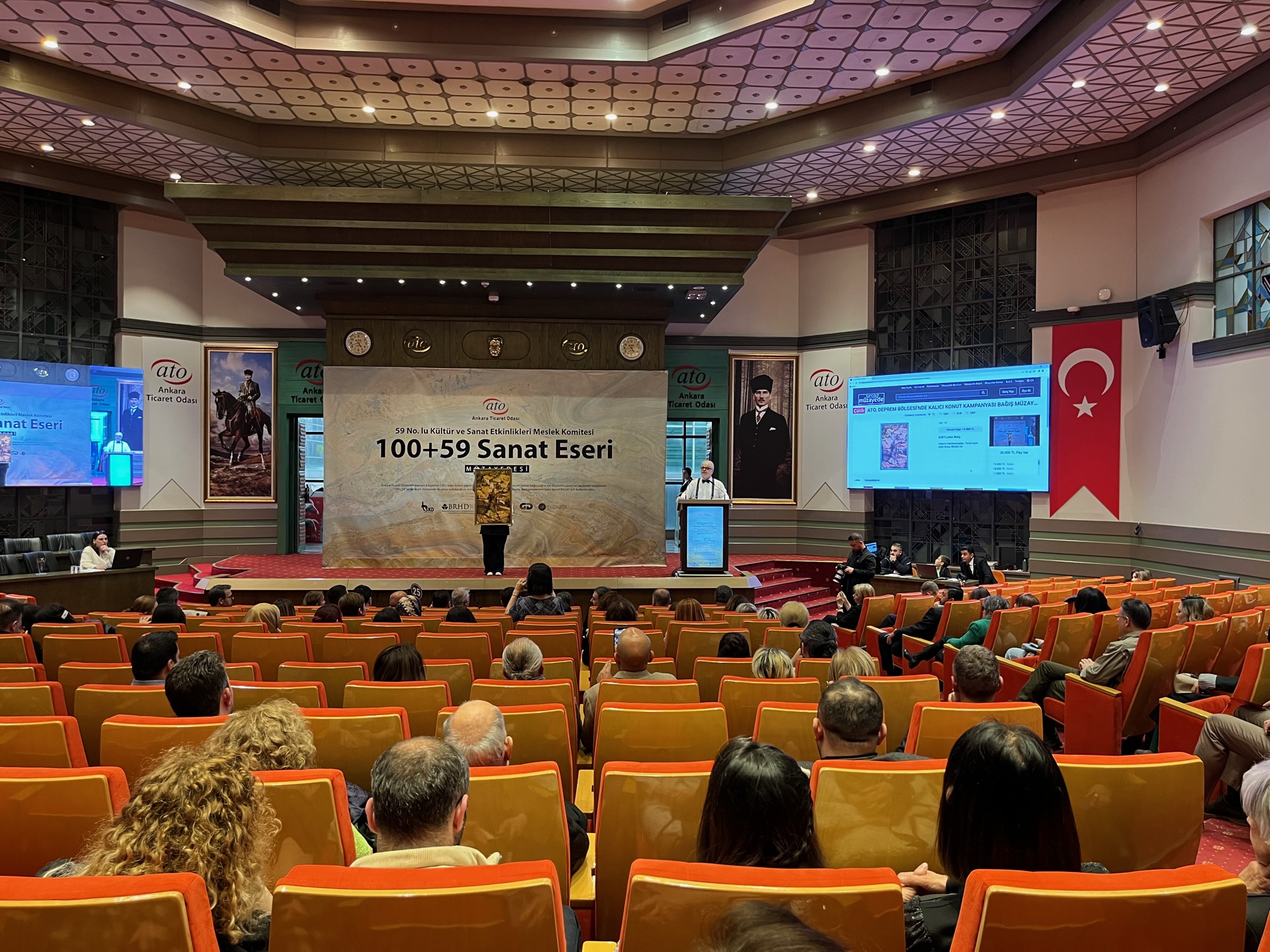 ATO'daki müzayede 'de 1 Milyon TL toplandı
