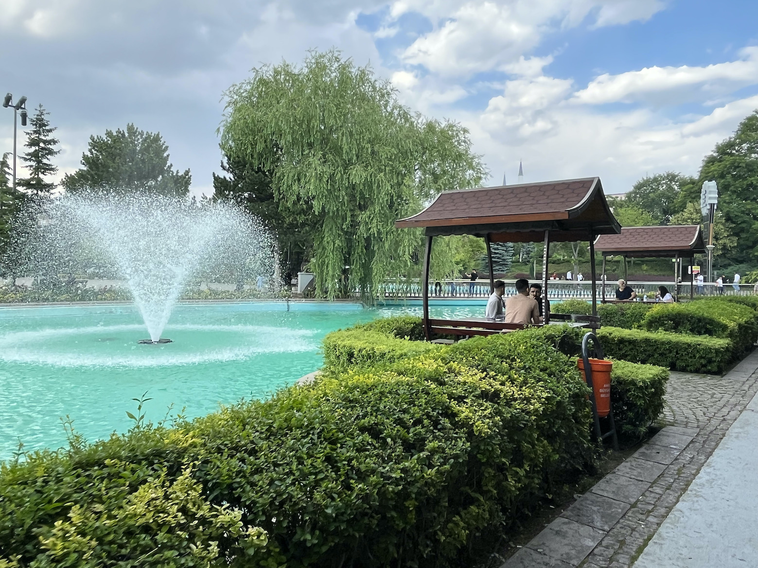 Ankara gençlik parkı adeta göçmenlerin parkına dönüştü