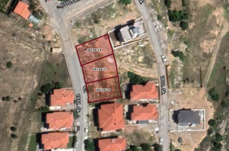 Bilkent'te 1.134 m² 3 ayrı parsel yatırım için fırsat arsa