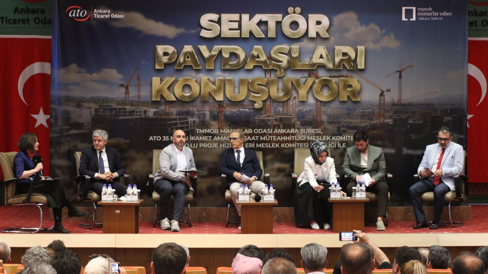İnşaat sektörü Ankara’da bir araya gelerek sorunların çözüm aradılar