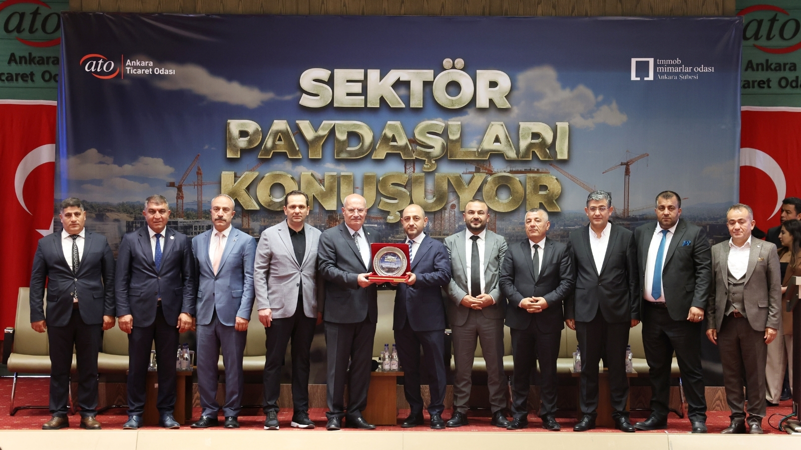 İnşaat sektörü Ankara’da bir araya gelerek sorunların çözüm aradılar