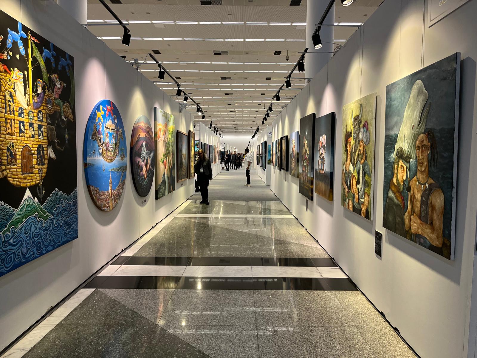 Paha biçilemeye muhteşem eserler Ankara Artnouva fuarında