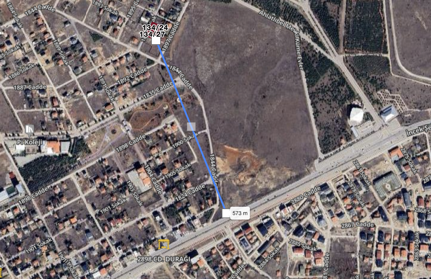Ahlatlıbel'de 1.320 m2 arsa yatırımcıların ilgisine sunuldu
