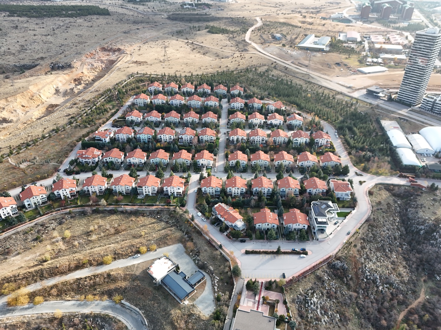 Ankara Bilkent Bahçe konutlarında villa