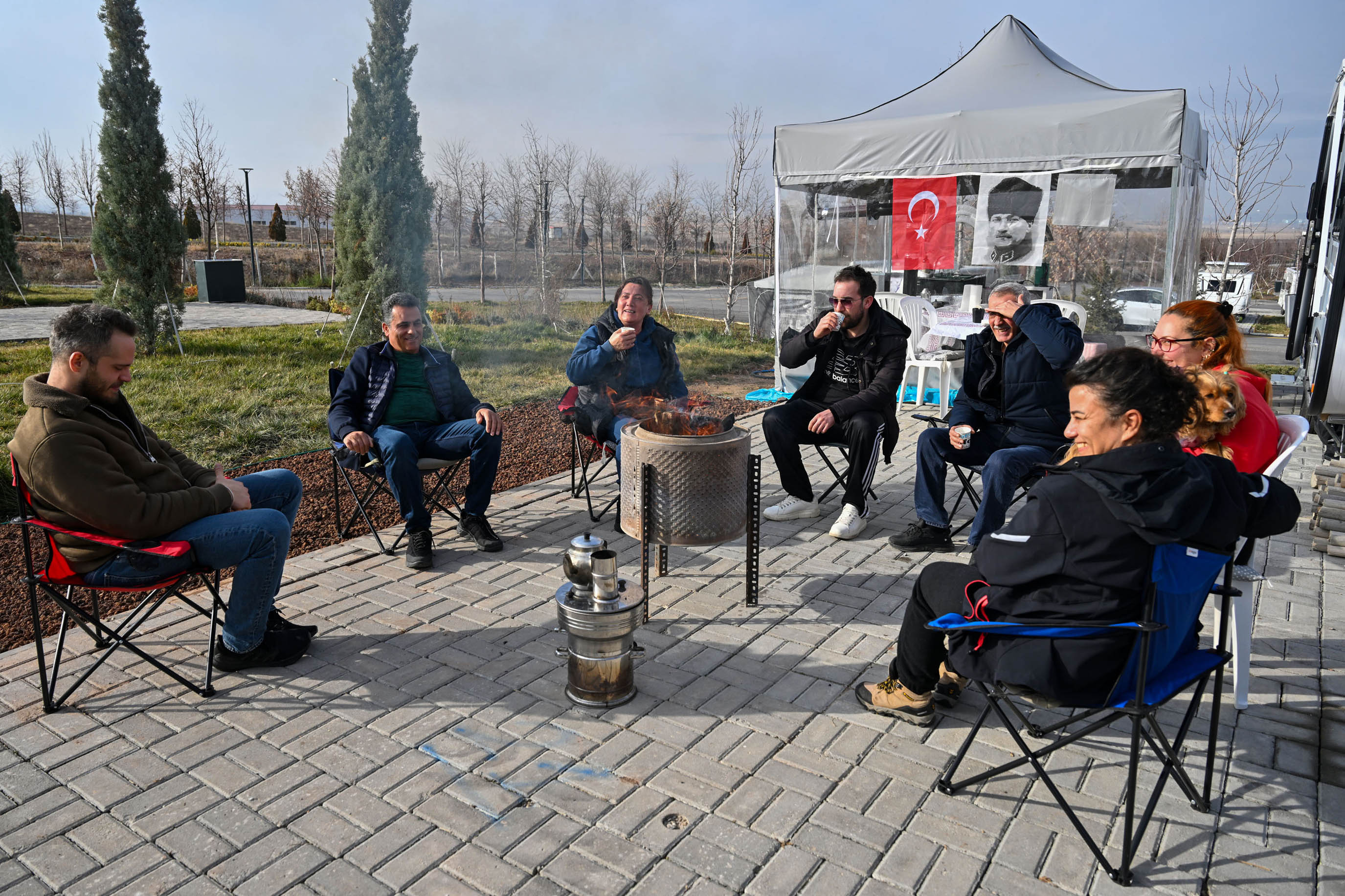 Ankara ATA çiftliğinde karavan ve çadır kamp alanı ilgi görüyor
