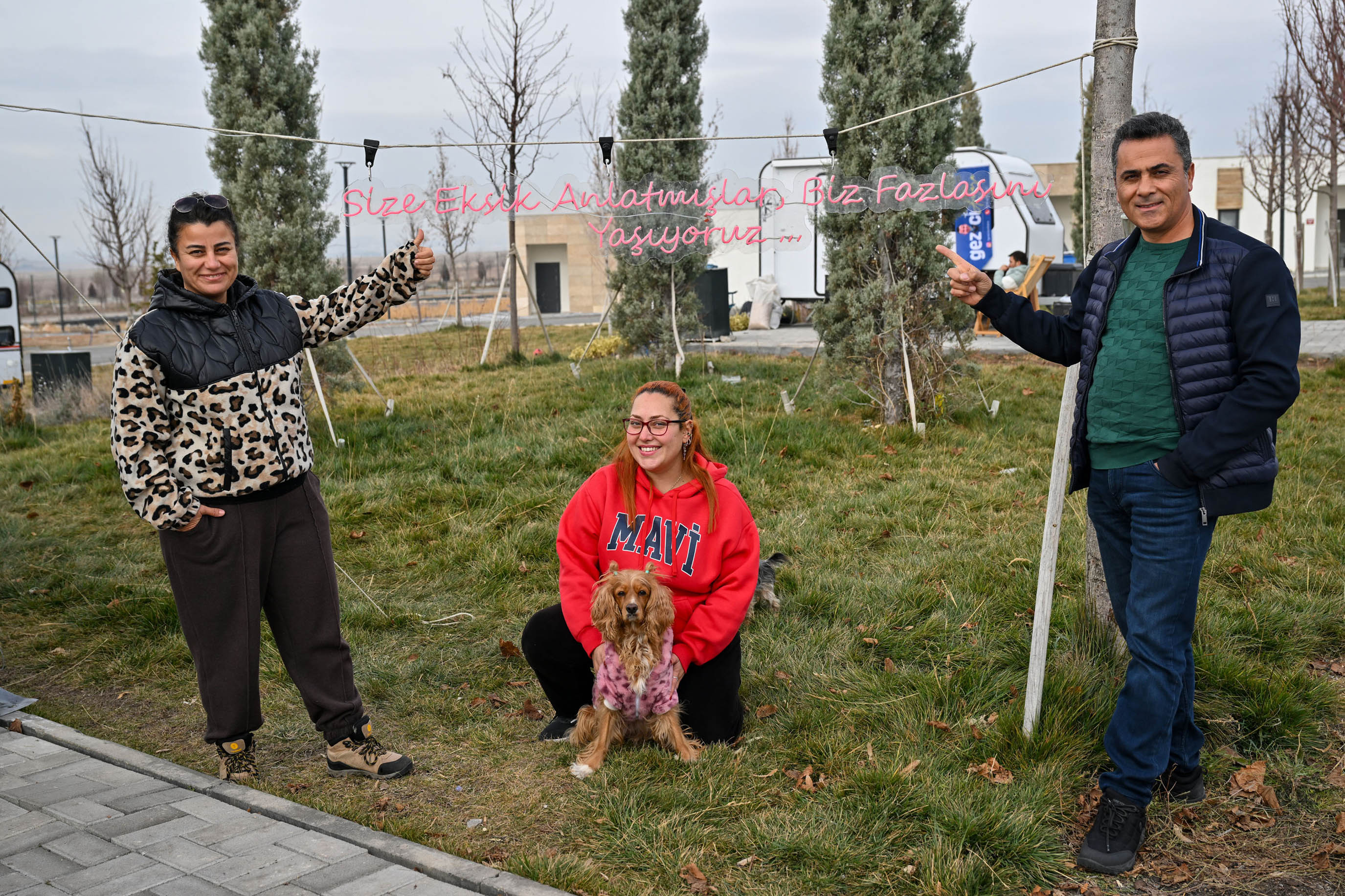 Ankara ATA çiftliğinde karavan ve çadır kamp alanı ilgi görüyor