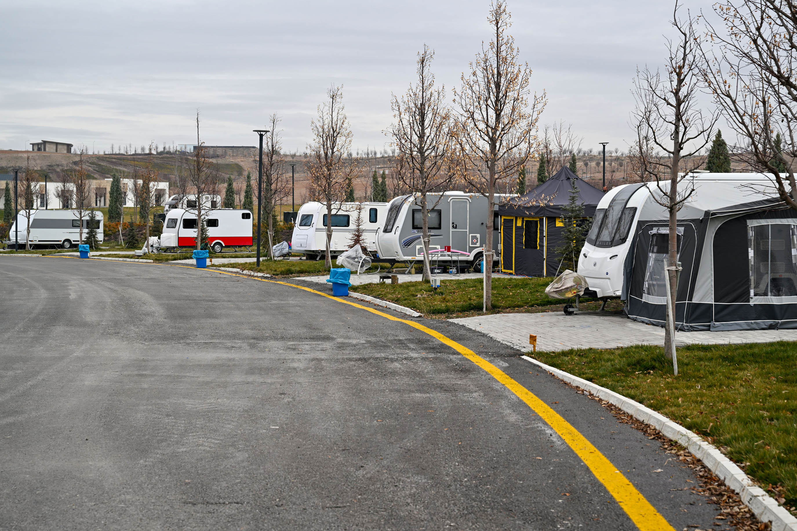 Ankara ATA çiftliğinde karavan ve çadır kamp alanı ilgi görüyor