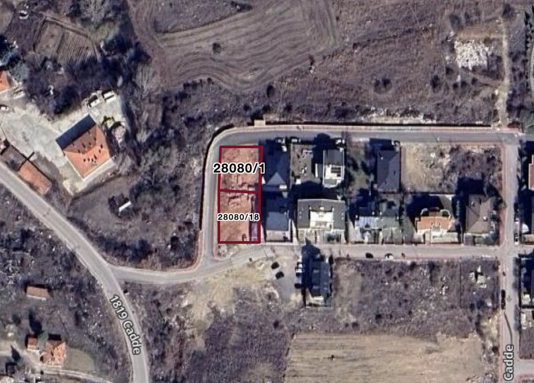 Bilkent’te 1.018 m² satılık köşe parsel kupon arsa