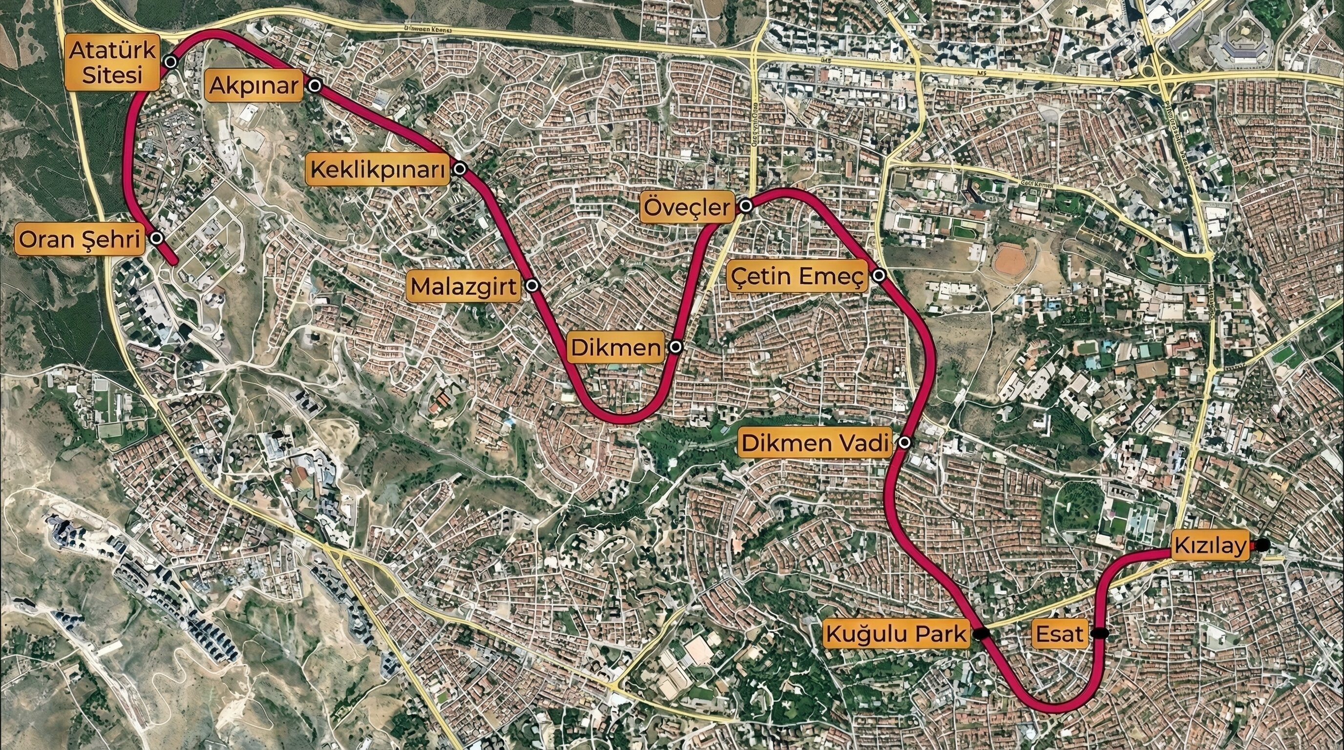 Ankara'ya 4 yeni metro hattı. 44 kilometrelik ulaşım hamlesi