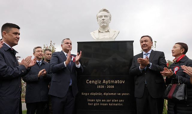 Cengiz Aytmatov parkı açıldı