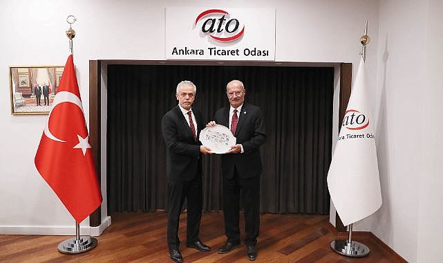 KKTC Ankara büyükelçisinden ATO’ya ziyaret