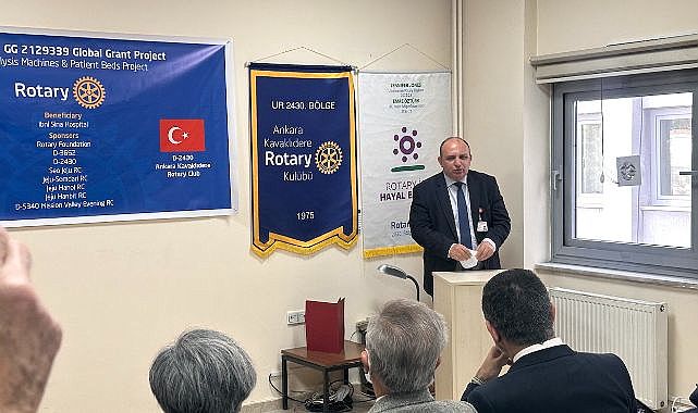 Ankara Kavaklıdere Rotary kulübünden hastalara destek