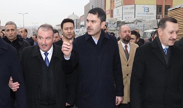 Bakan Kurum'dan esnafa ziyaret