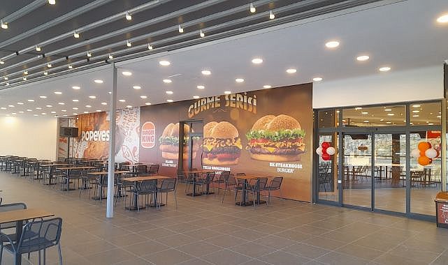 Burger king ve popeyes Ankara one tower avm’de hizmete açıldı