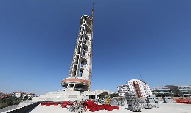 Cumhuriyet Kulesi’nde çalışmalar tam gaz devam ediyor