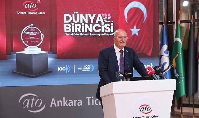 ATO Atonet uygulaması ile dünya birincisi oldu