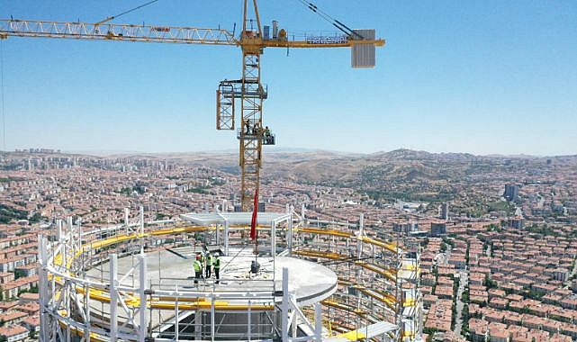 Ankara’nın en yüksek kulesi cumhuriyet kulesi için geri sayım