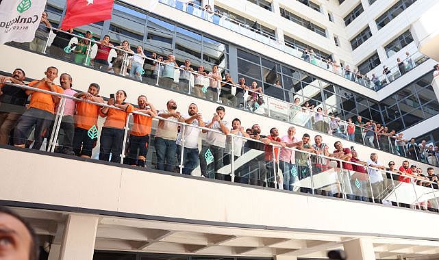 Çankaya belediyesi işçi maaşlarına 6 bin lira seyyanen zam yapıldı