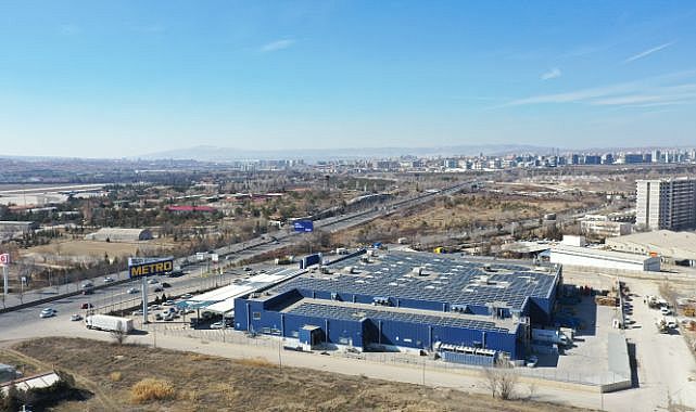 Metro Türkiye Ankara'daki mağazalarına GES kurdu