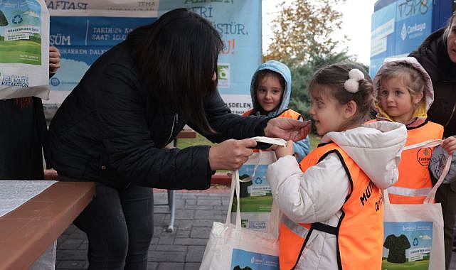 Çankayalı miniklerden atık azaltımı farkındalığı