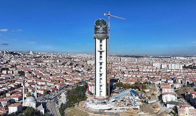 Atatürk Cumhuriyet kulesi’nde çalışmaların çoğu tamamlandı