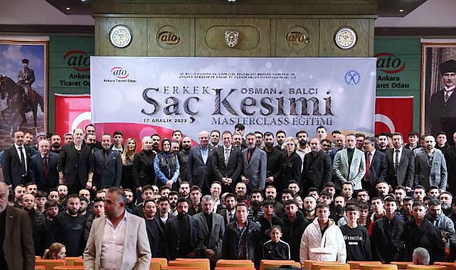ATO’da erkek berberleri için saç kesimi eğitimi