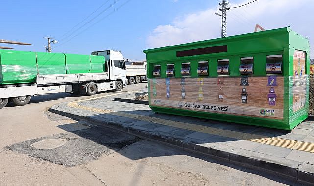 Mobil atık getirme merkezleri Gölbaşı’na yerleştirildi