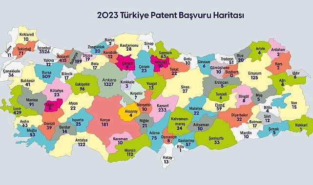 Yerli yabancı toplam patent başvurularında %3,64’ lük artış