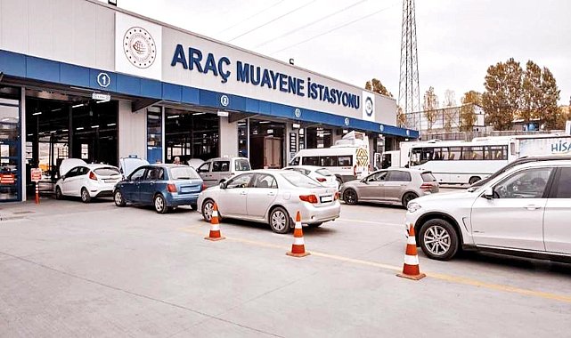 Araç muayenede yeni dönem için düğmeye basıldı