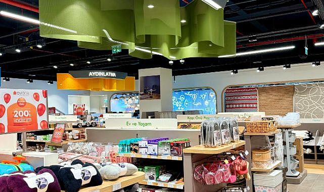 Evidea Ankara’daki 6. mağazası Podium AVM’de açtı