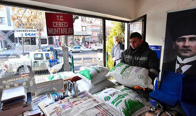 Ankara Belediyesi’nden ibadethane ve muhtarlıklara pelet sobası desteği