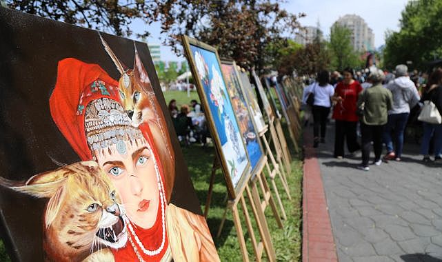 Çankaya evlerinden "festival gibi" sergi