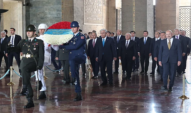 Kazakistan Cumhurbaşkanı Tokayev Anıtkabir'de