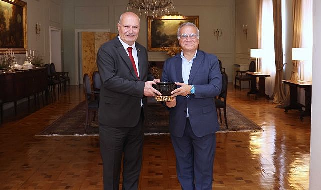 ATO Heyeti İtalya Büyükelçisi Marrapodi'yi ziyaret etti