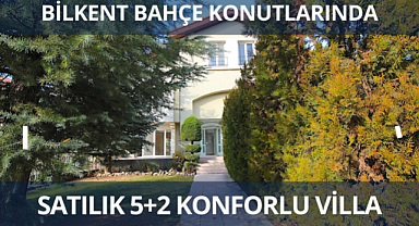 Ankara Bilkent Bahçe konutlarında villa