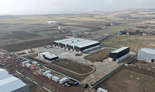 Ankara Çubuk'taki "Ürün İşleme Tesisi" hızla yükseliyor