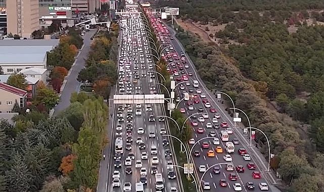 Ankara trafiğindeki araç sayısı 3 Milyon'a yaklaştı