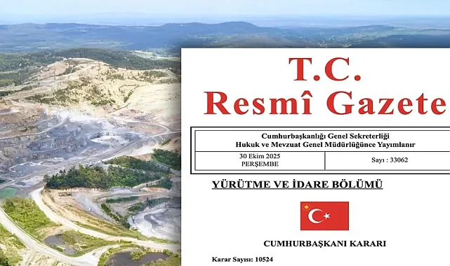 Yeni maden rehabilitasyon yönetmeliği yayımlandı