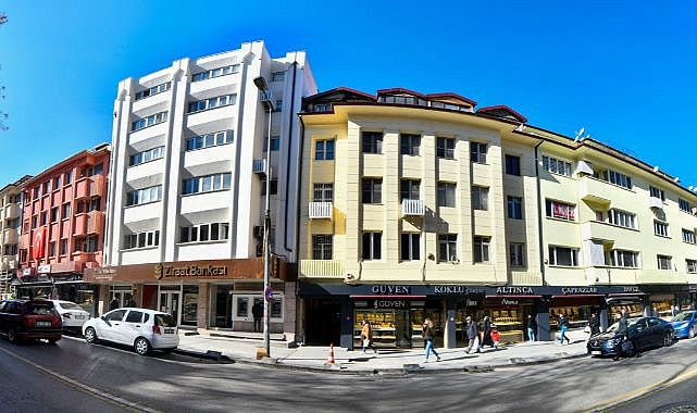 Anafartalar Caddesi’nde çalışmalar tamamlanma aşamasında
