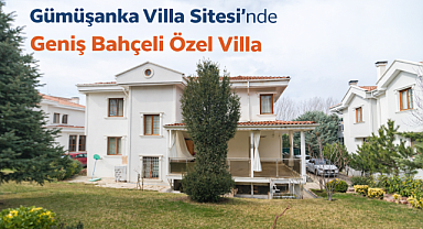 Çayyolu Gümüşanka sitesinde geniş bahçeli villa