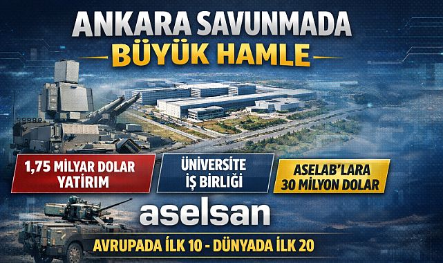 Ankara'da Avrupa'nın en büyük entegre hava savunma merkezi inşa edilecek