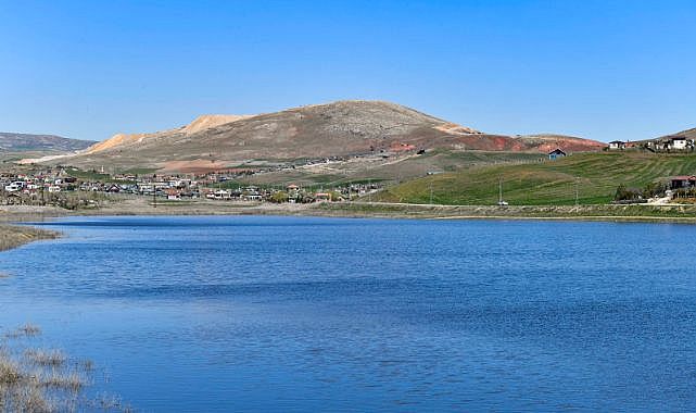 Çubuk'taki Kızılca göletinde su seviyesi yüzde 80'e ulaştı