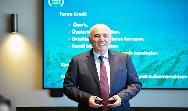 Tarım Kredi Genel Müdürü Aydın, kurumun çalışmalarını ve yeni projelerini anlattı Açıklaması