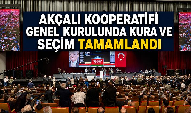 Akçalı Kooperatifi'nde genel kurul tamamlandı: Kura, seçim ve teslim süreci gündeme damga vurdu